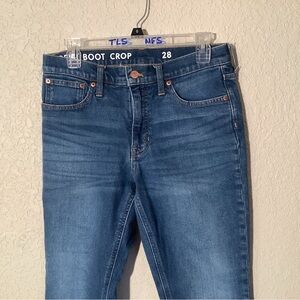 J. Crew Classic Blue Boot Crop Jeans